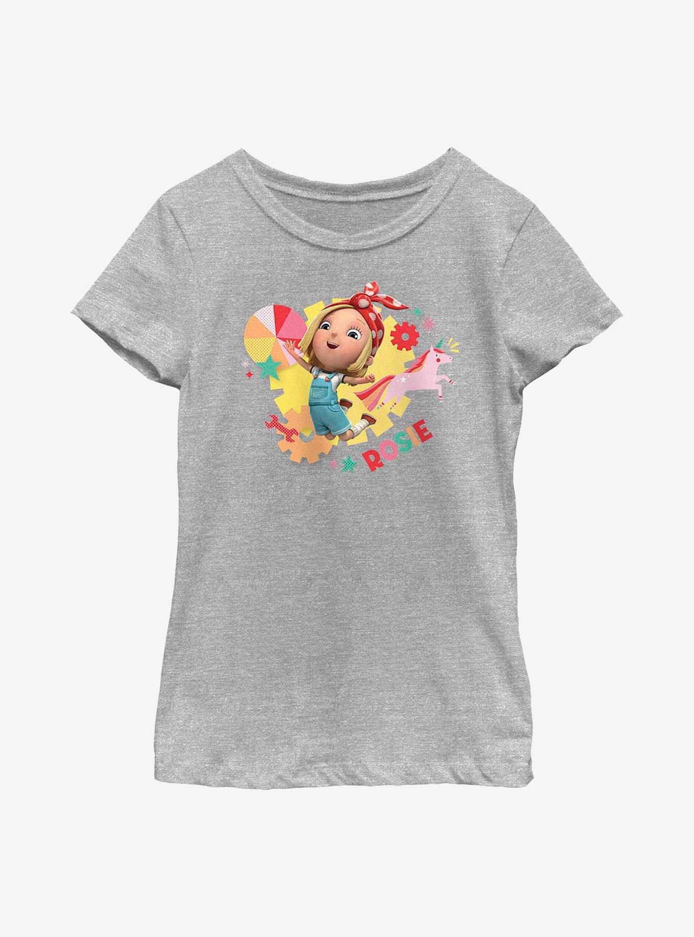 Ada Twist, Scientist Flying Rosie Youth Girls T-Shirt, , hi-res
