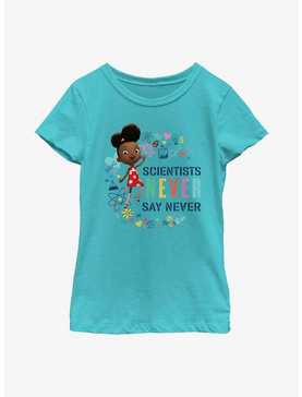 Ada Twist, Scientist Never Say Never Youth Girls T-Shirt, , hi-res