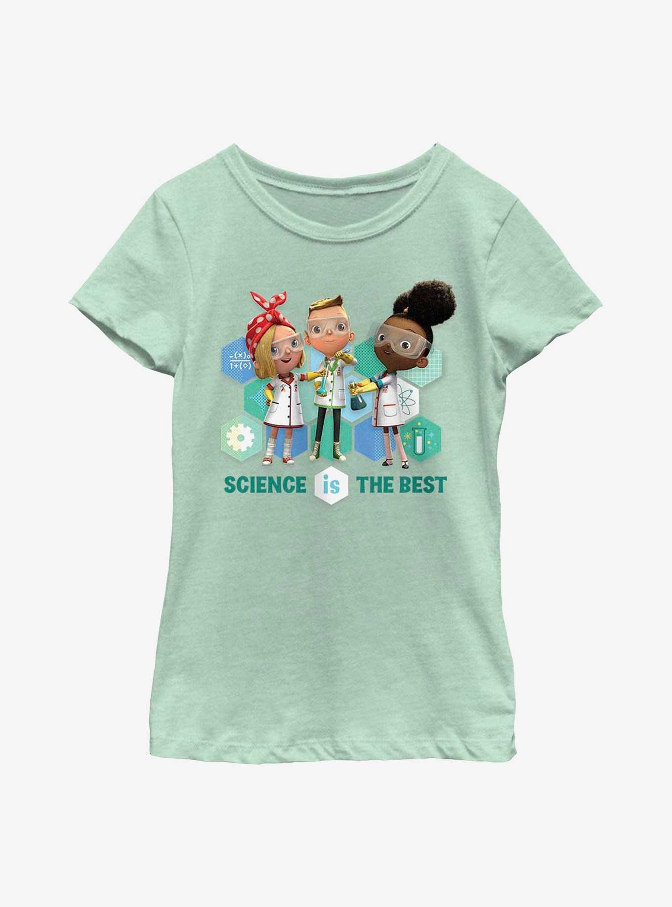 Ada Twist, Scientist Science Group Youth Girls T-Shirt, MINT, hi-res