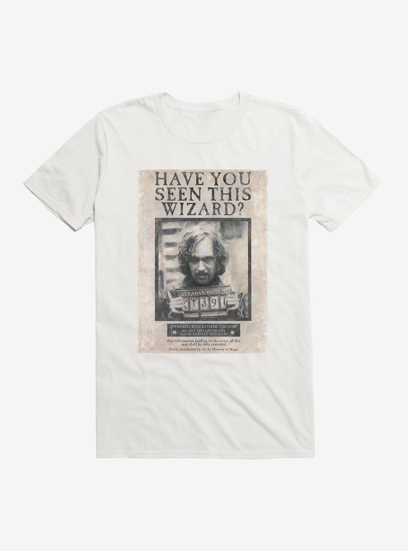 Harry Potter Sirius Black Wanted Poster T-Shirt, WHITE, hi-res