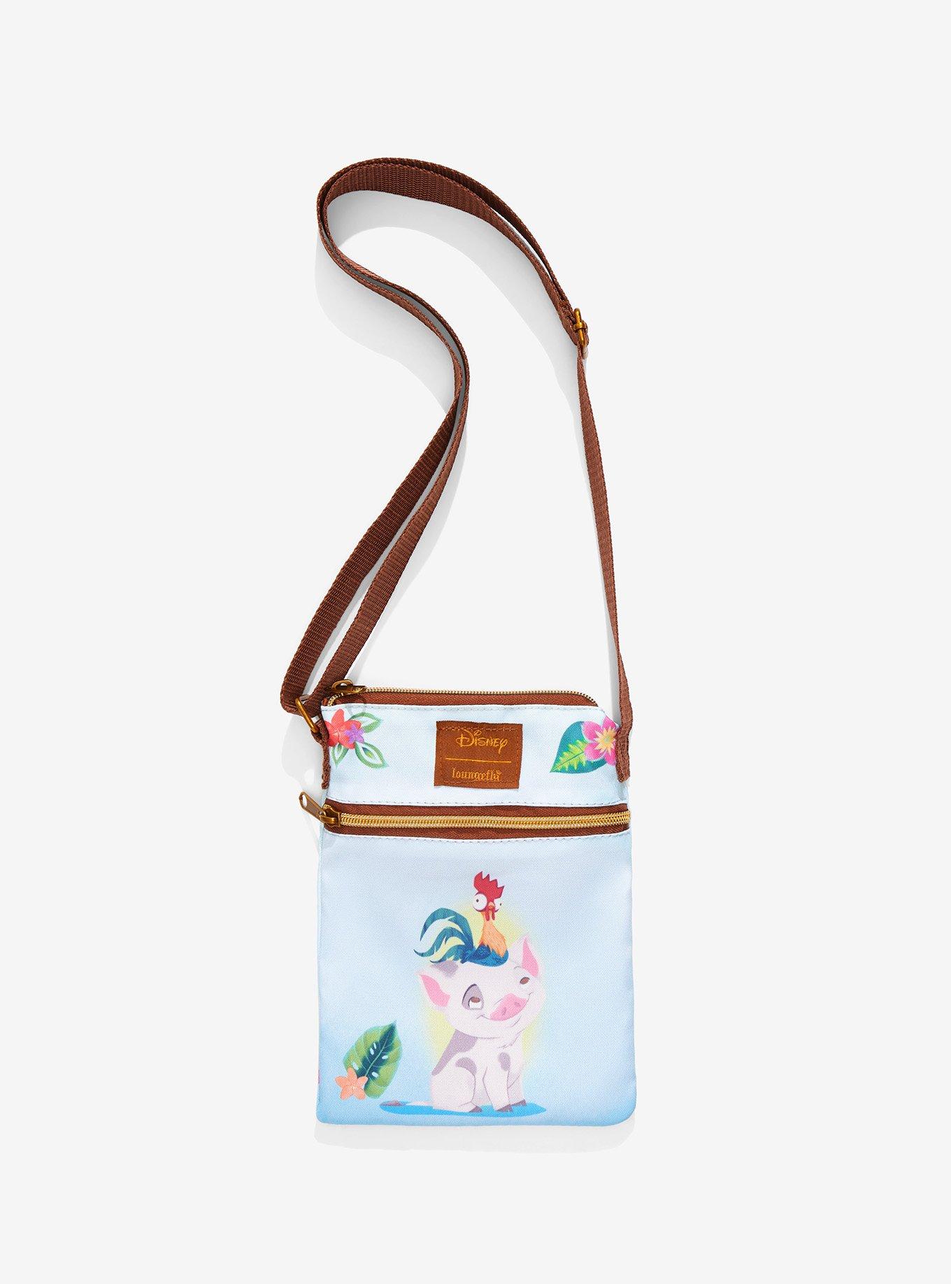 Loungefly Disney Moana Pua & Hei Hei Passport Crossbody Bag, , hi-res