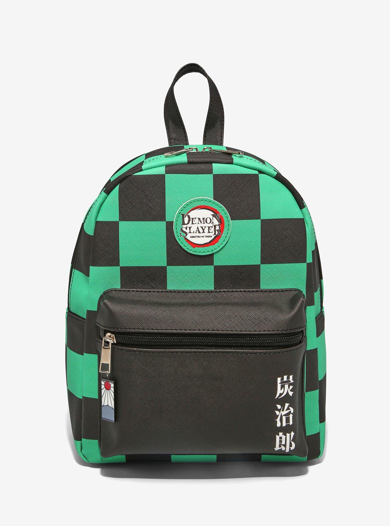 Demon Slayer: Kimetsu No Yaiba Tanjiro Checker Mini Backpack, , hi-res