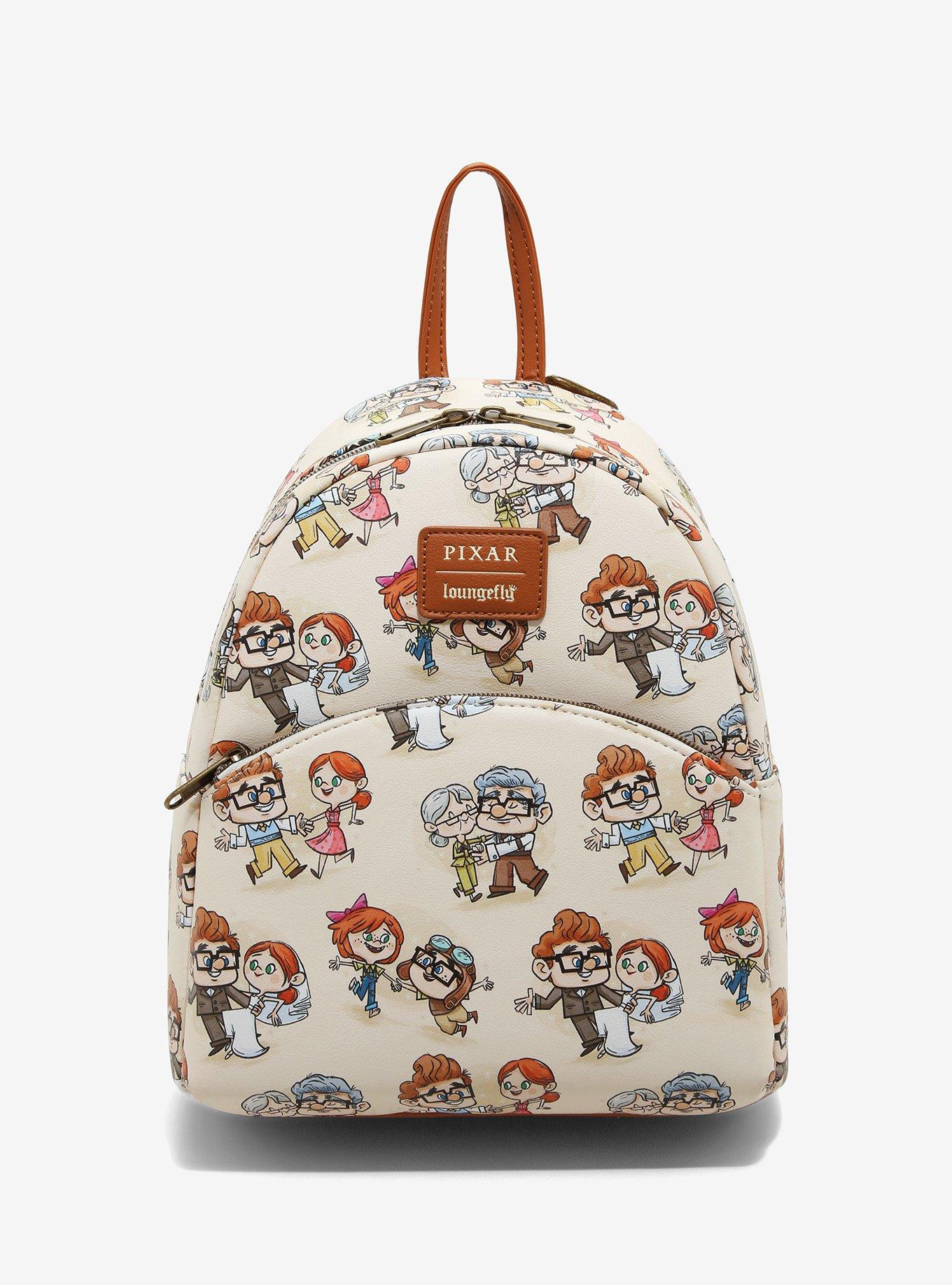 Loungefly Disney Chip and Dale Snackies All-Over-Print Mini Backpack