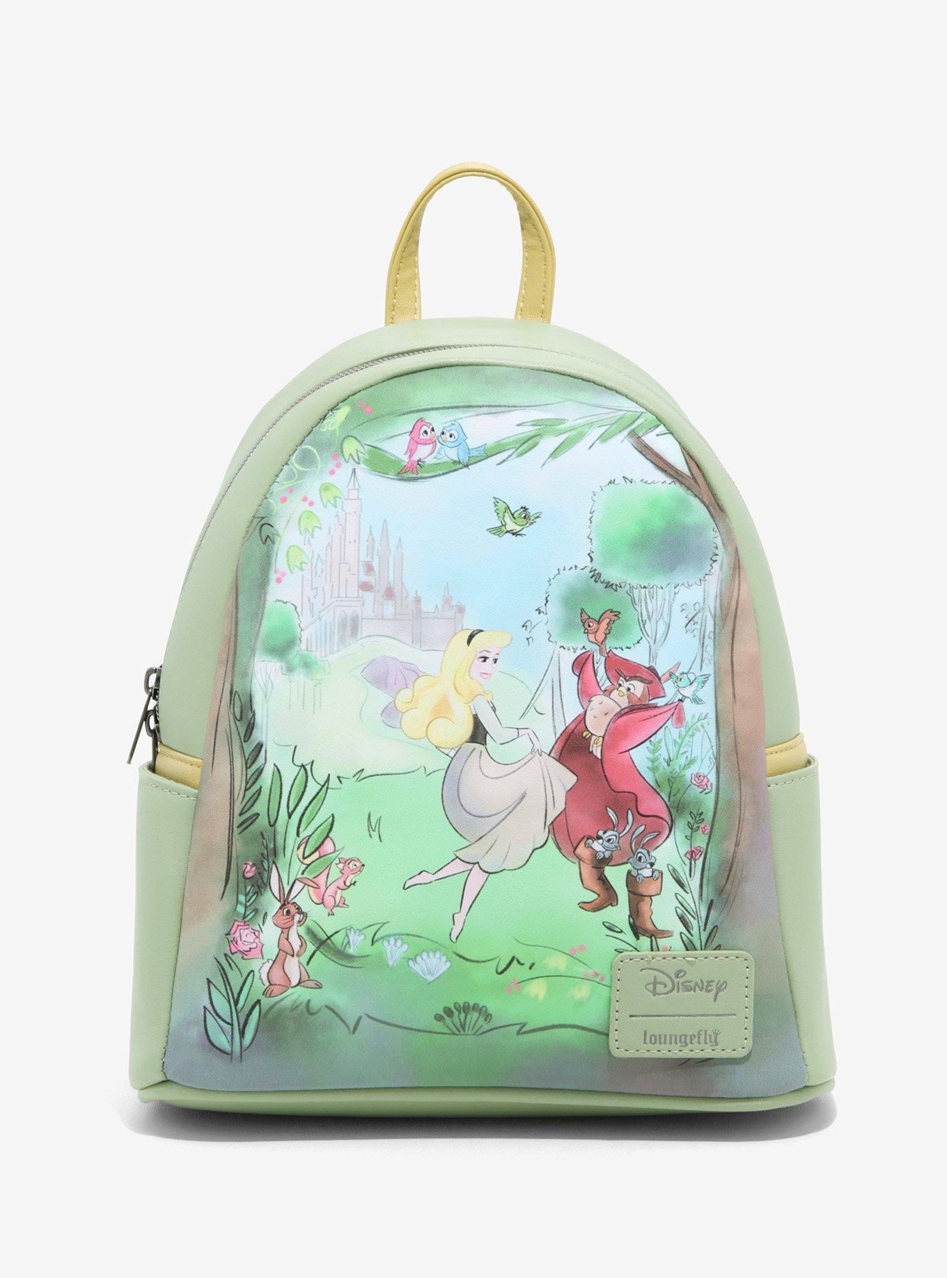 Loungefly Disney Sleeping Beauty Three Good Fairies Mini Backpack