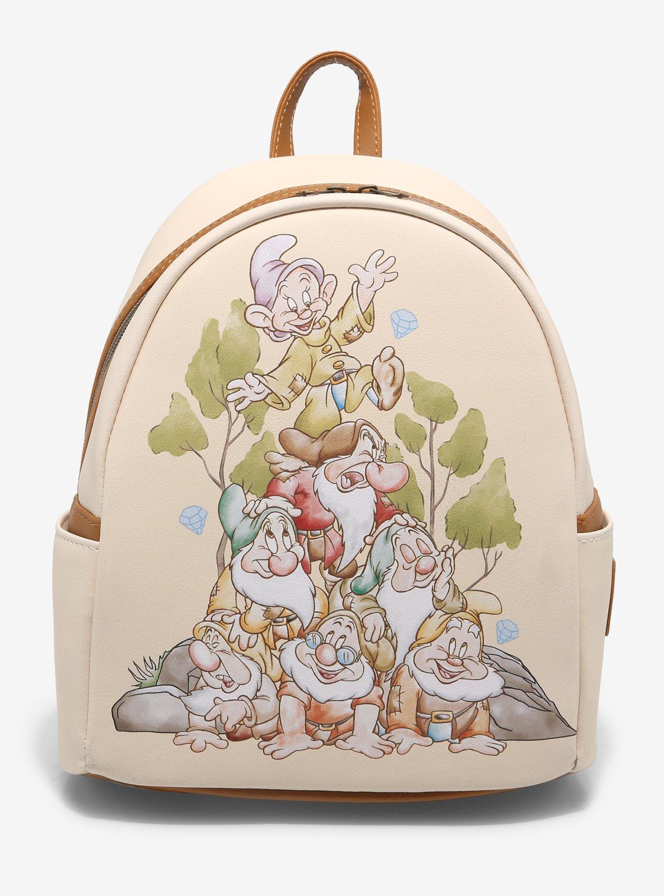 Loungefly Disney Snow White and The Seven Dwarves Folk Character Crossbody Bag