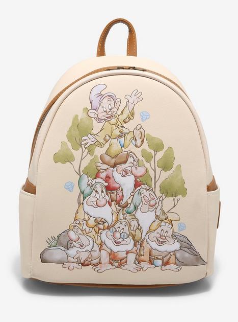 Loungefly Disney Snow White And The Seven Dwarfs Group Mini Backpack ...