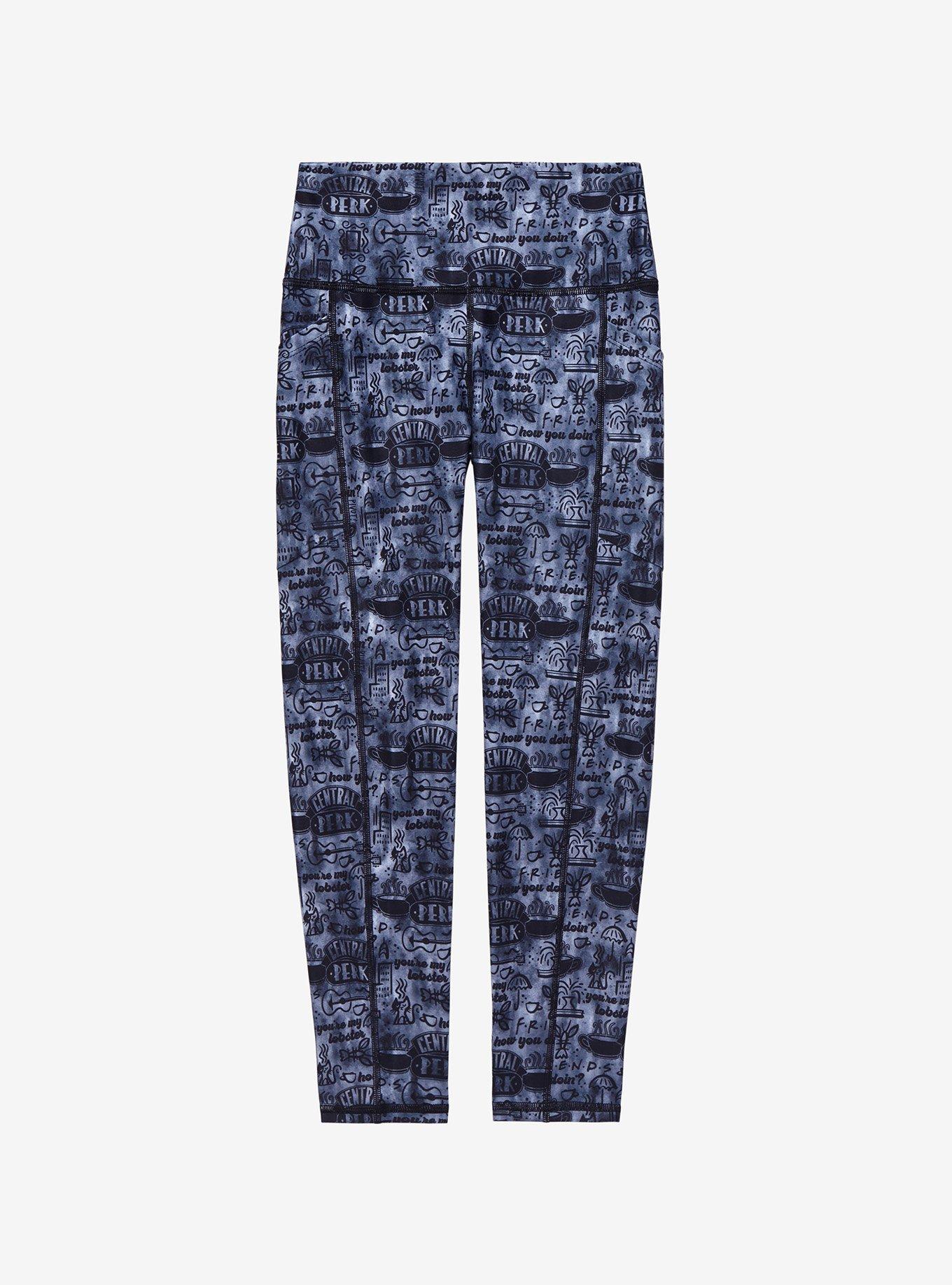 Friends Icons Women&rsquo;s Athletic Leggings, GREY, hi-res