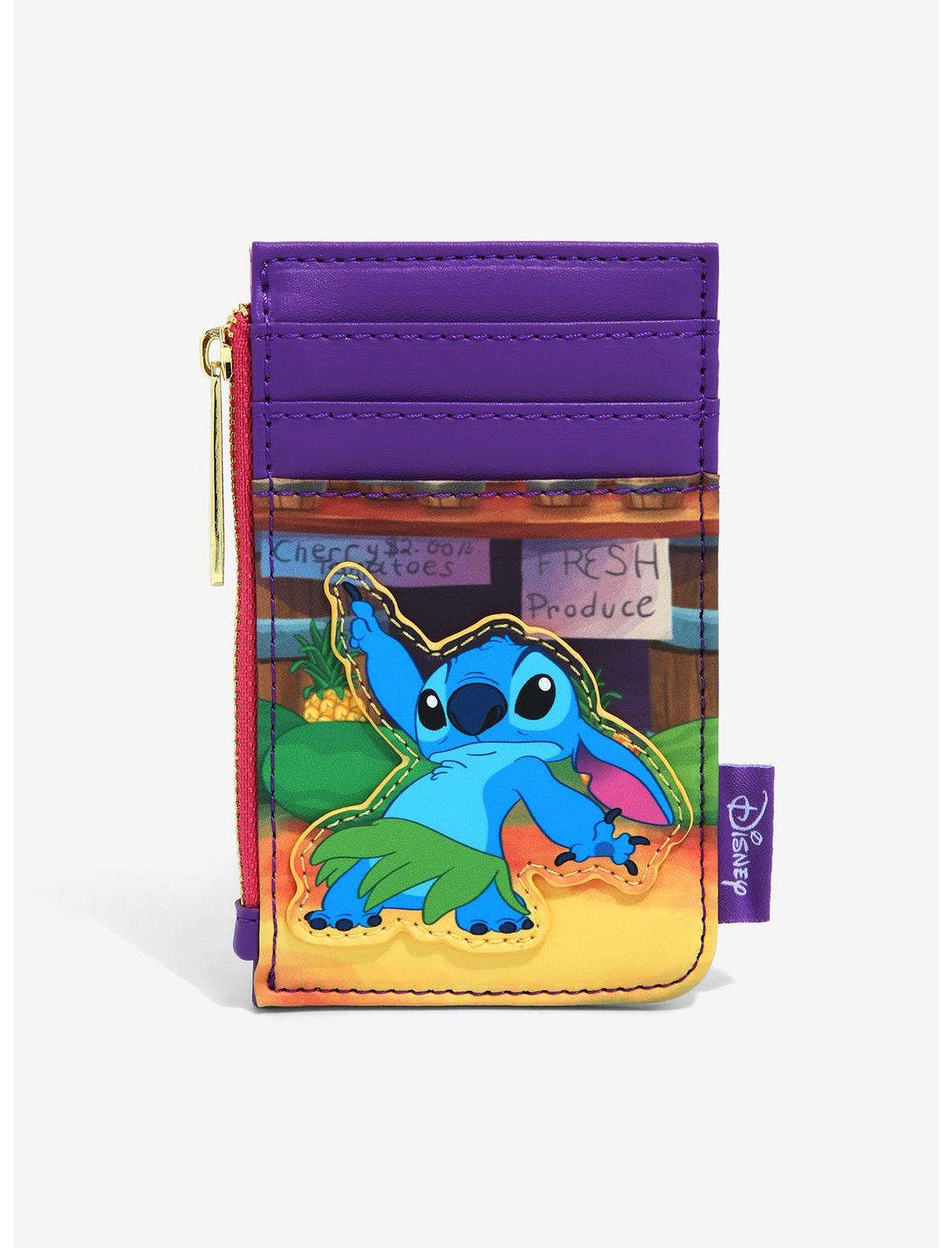 Loungefly Disney Lilo & Stitch Hula Pose Cardholder - BoxLunch Exclusive, , hi-res