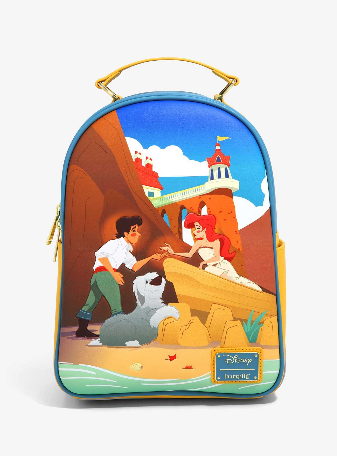 Loungefly Disney The Little Mermaid Ariel & Eric Beach Mini Backpack - BoxLunch Exclusive , , hi-res