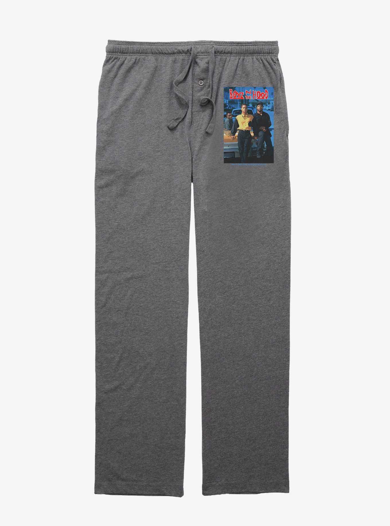 Boyz N The Hood Movie Poster Pajama Pants, GRAPHITE HEATHER, hi-res