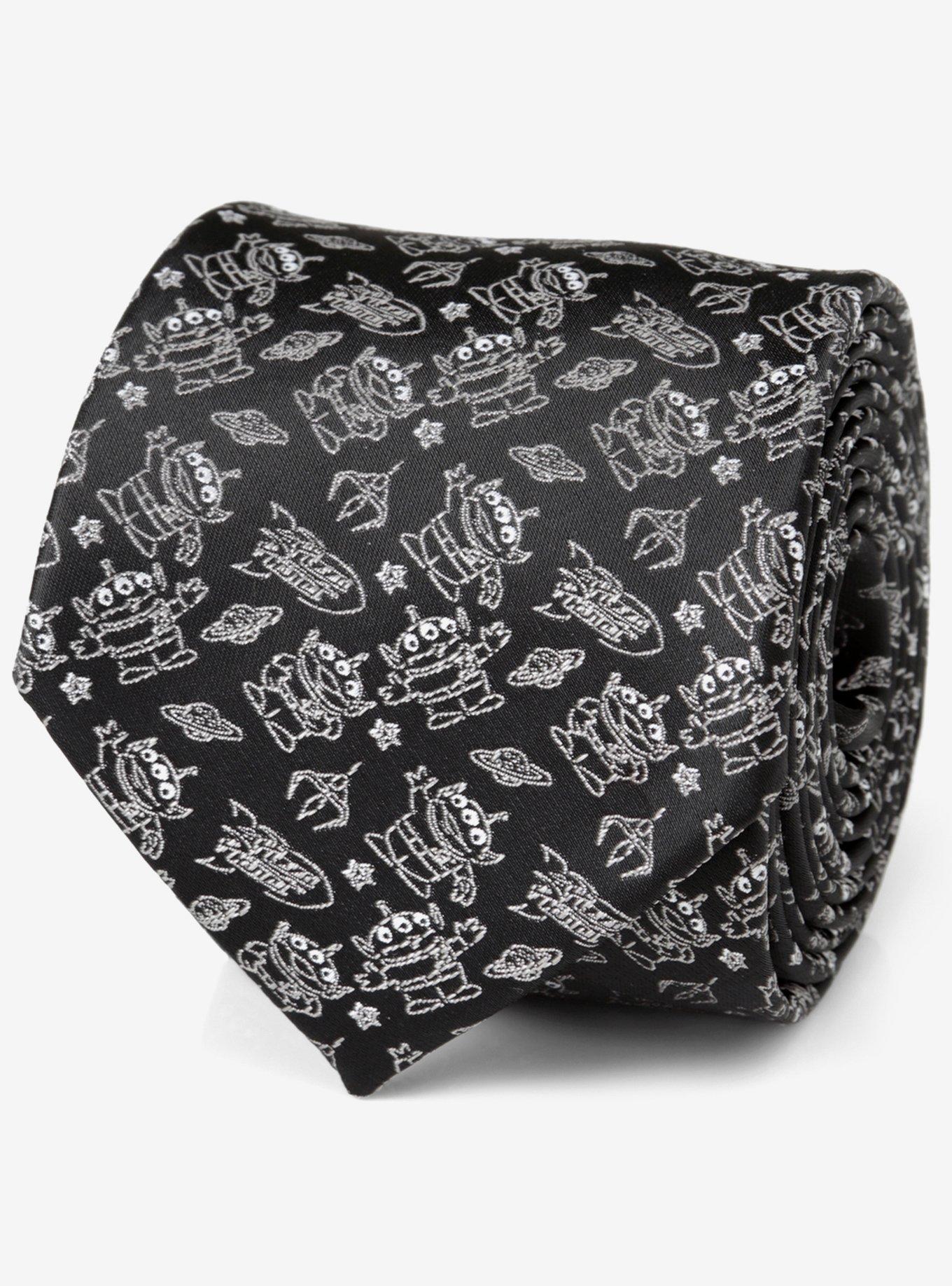 Disney Pixar Toy Story Alien Print Black Tie, , hi-res