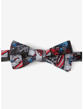Marvel Captain America Comic Grey Bow Tie, , hi-res