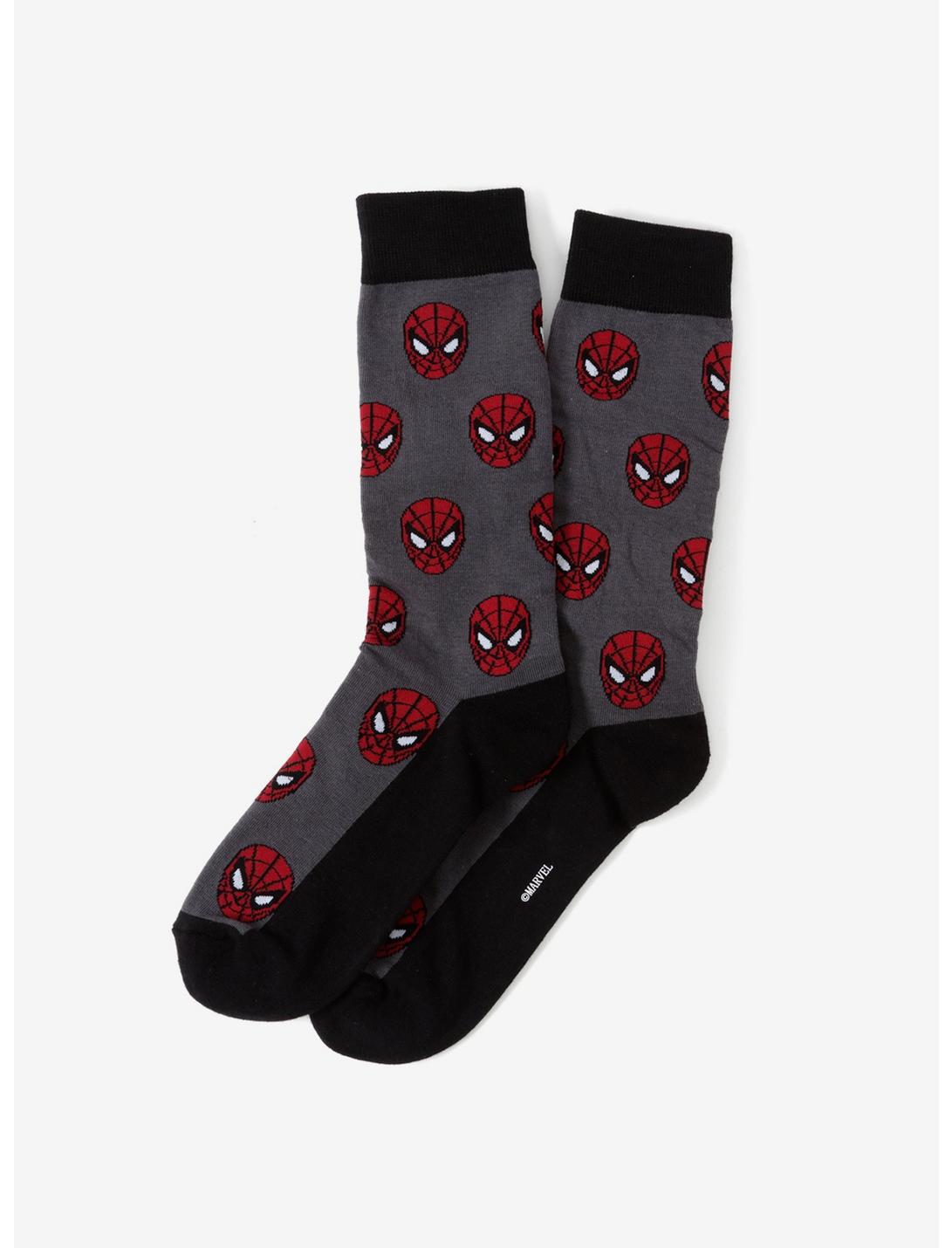 Marvel Spider-Man Gray Sock, , hi-res