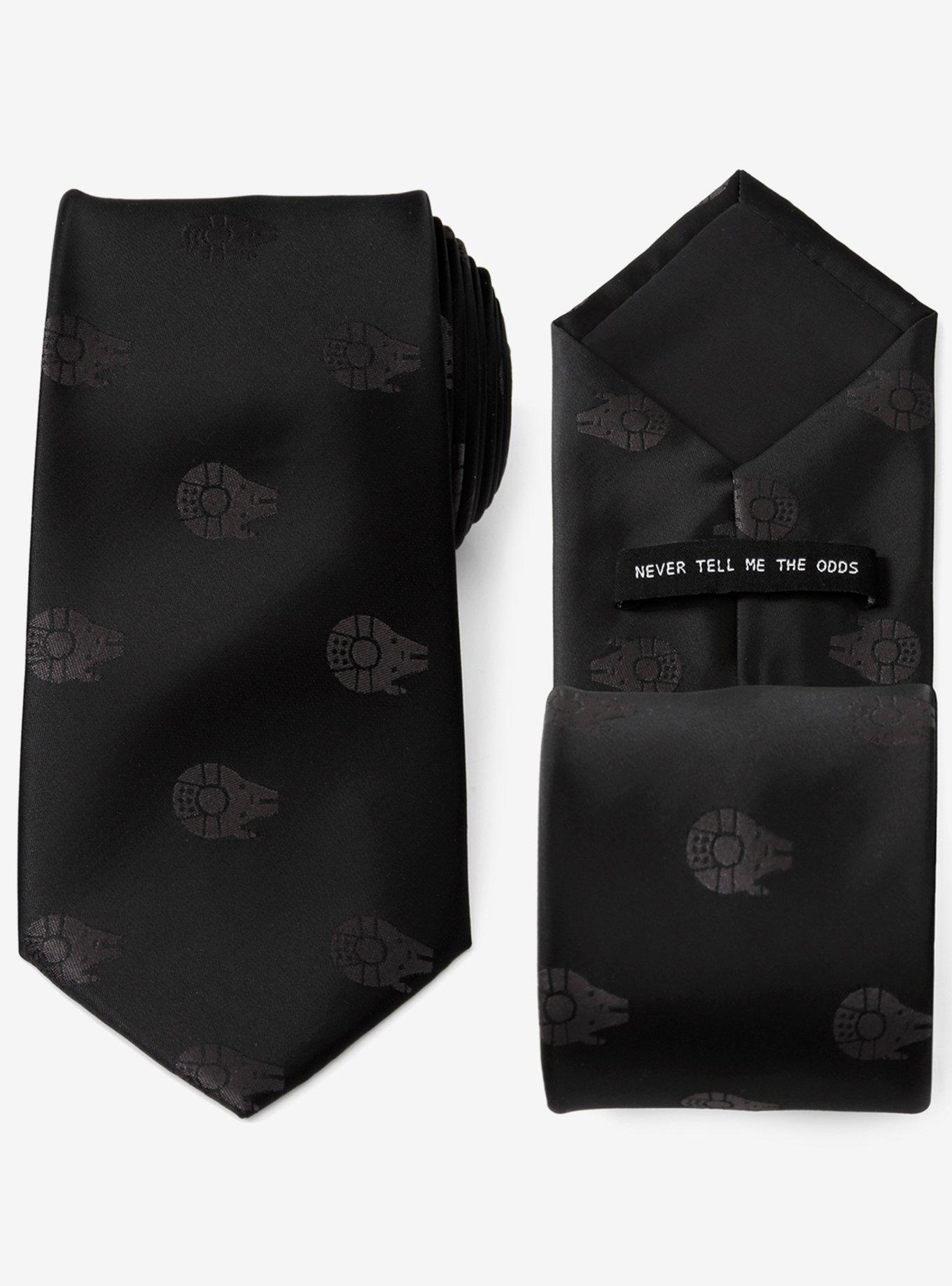 Star Wars Millennium Falcon Black Tonal Tie, , hi-res