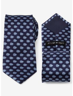 Star Wars Millennium Falcon Blue Tonal Tie, , hi-res