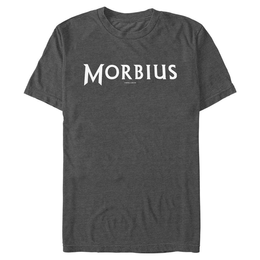 Marvel Morbius Logo Flat T-Shirt, CHAR HTR, hi-res