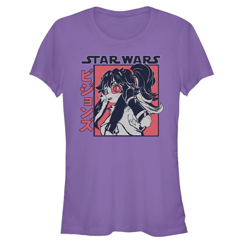 Star Wars: Visions Lop Over 9K Junior's T-Shirt, PURPLE, hi-res