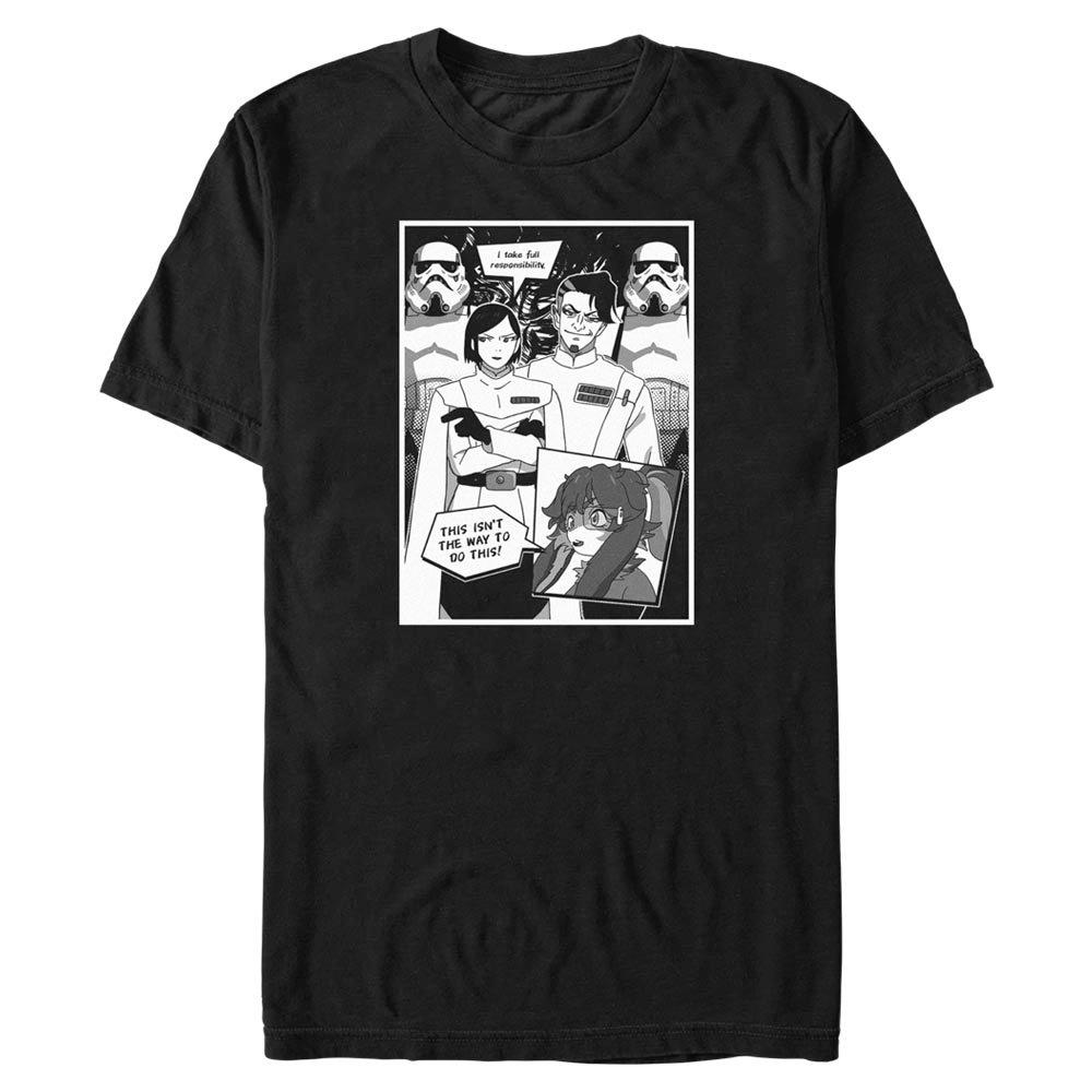 Star Wars: Visions Black & White Lop Panel T-Shirt, , hi-res