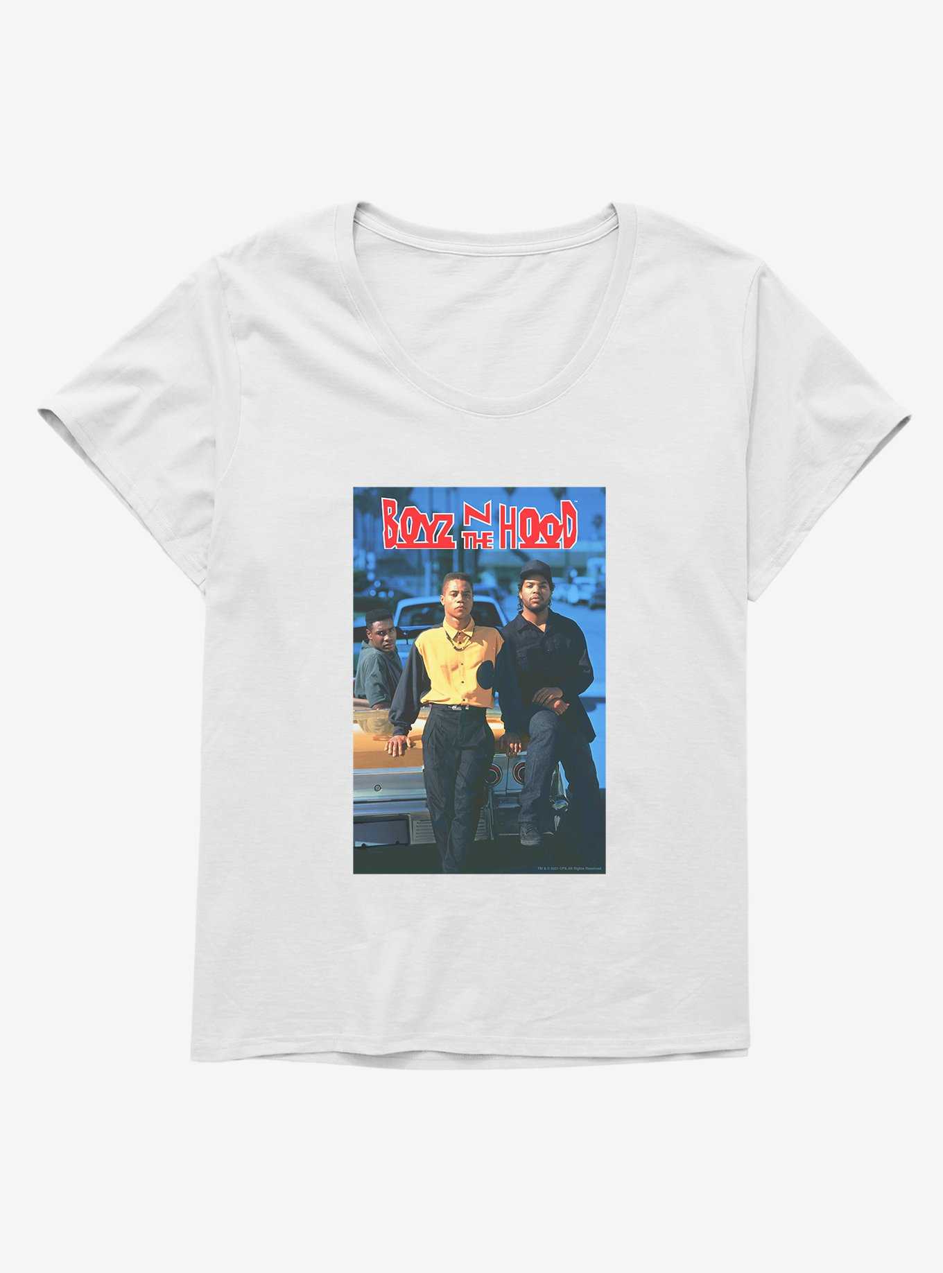 Boyz N The Hood Movie Poster Girls T-Shirt Plus Size, , hi-res