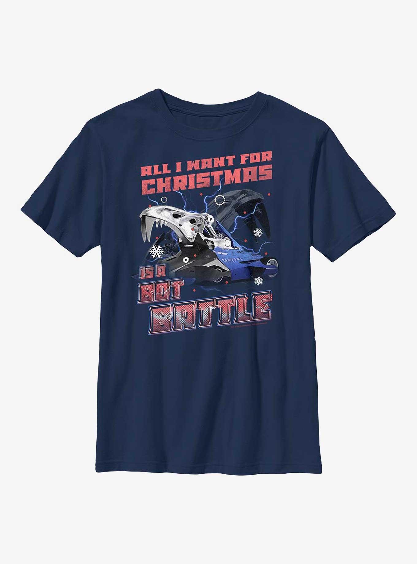 BattleBots Bot Battle Youth T-Shirt, NAVY, hi-res