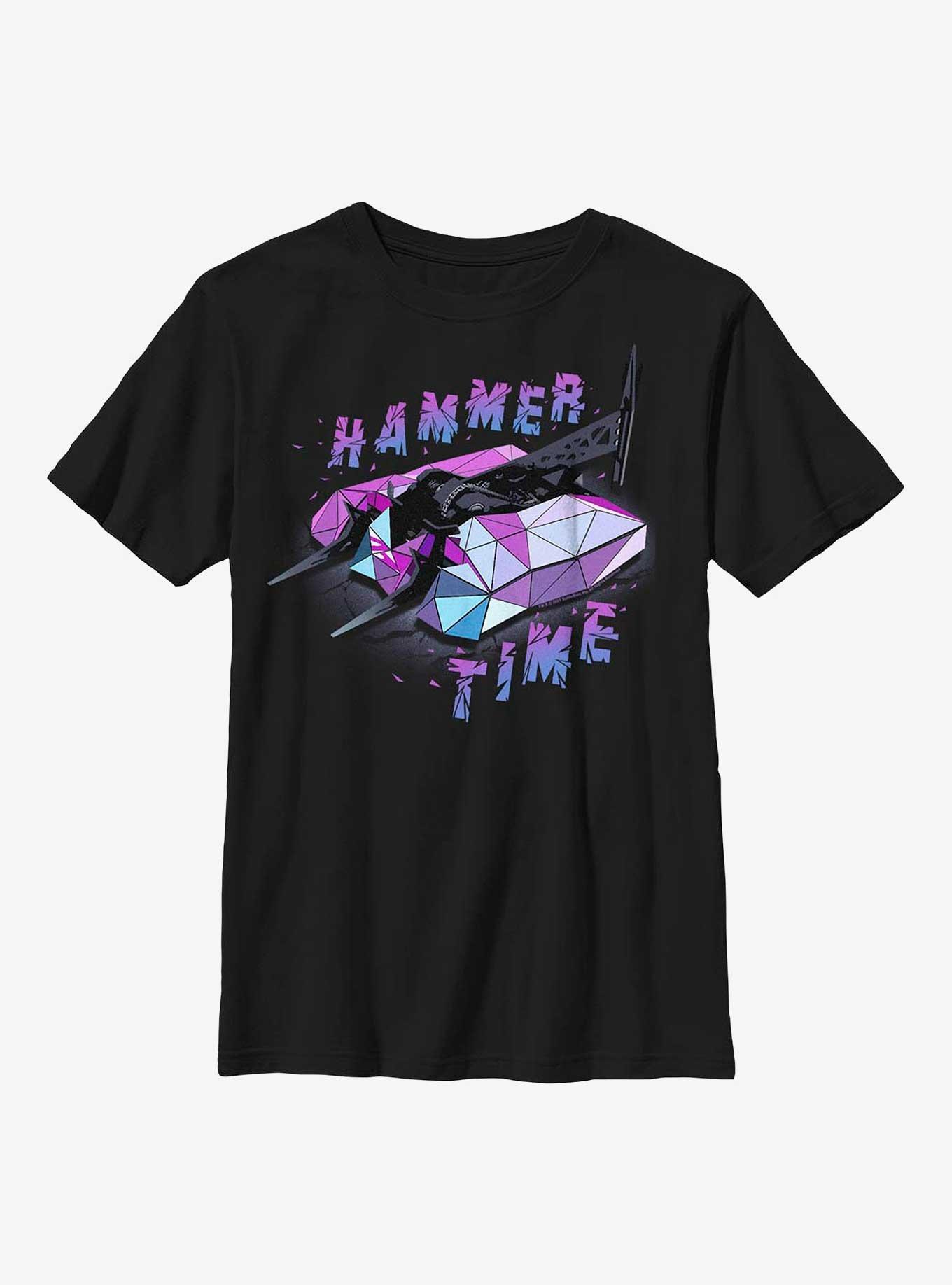 BattleBots Hammer Time Youth T-Shirt, BLACK, hi-res