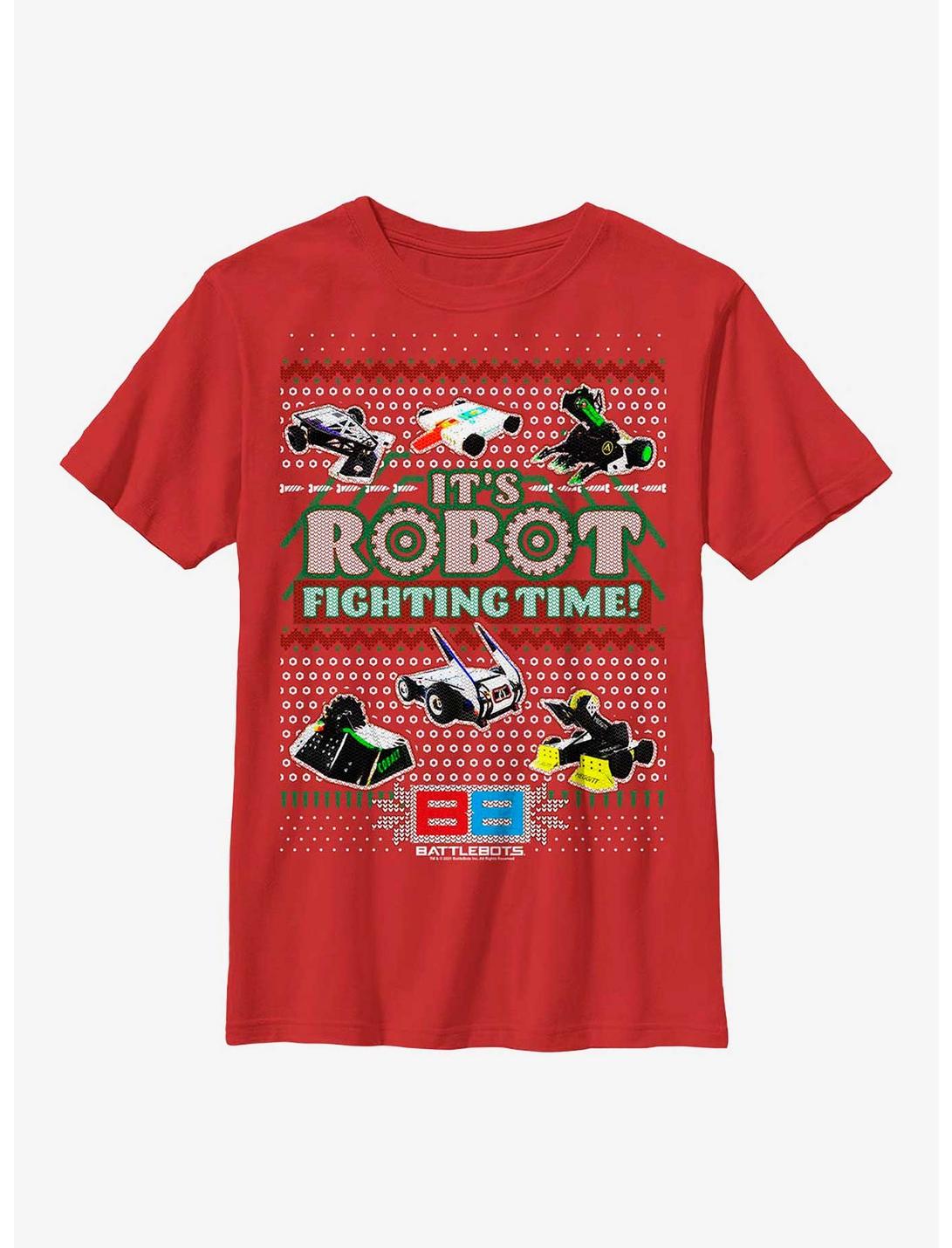 BattleBots It's Robot Fighting TIme Youth T-Shirt, RED, hi-res