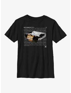 BattleBots Minotaur Hero Stack Text Youth T-Shirt, , hi-res