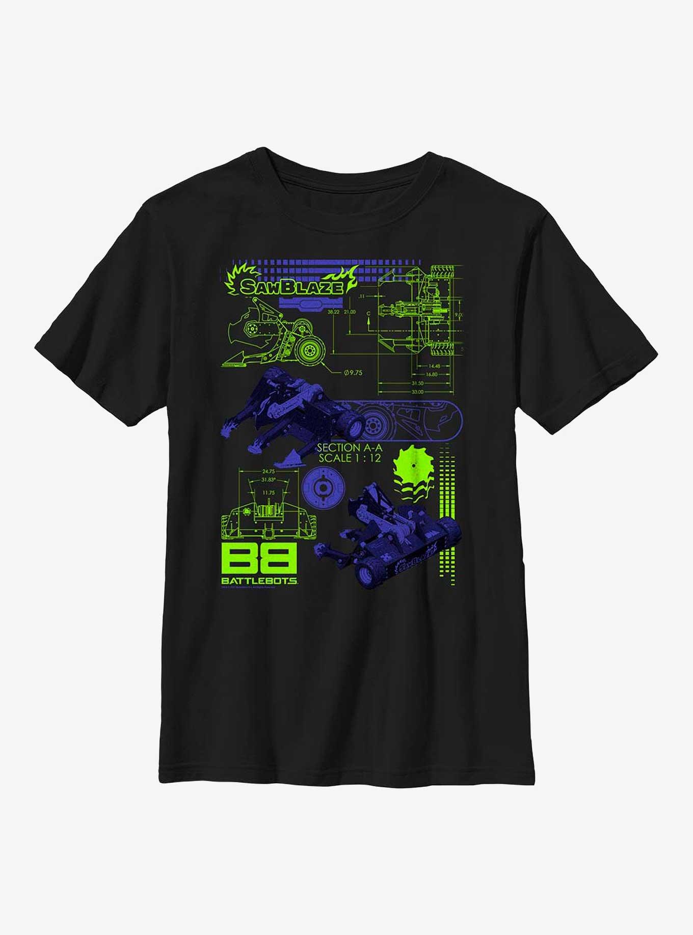 BattleBots The Plan Youth T-Shirt, BLACK, hi-res