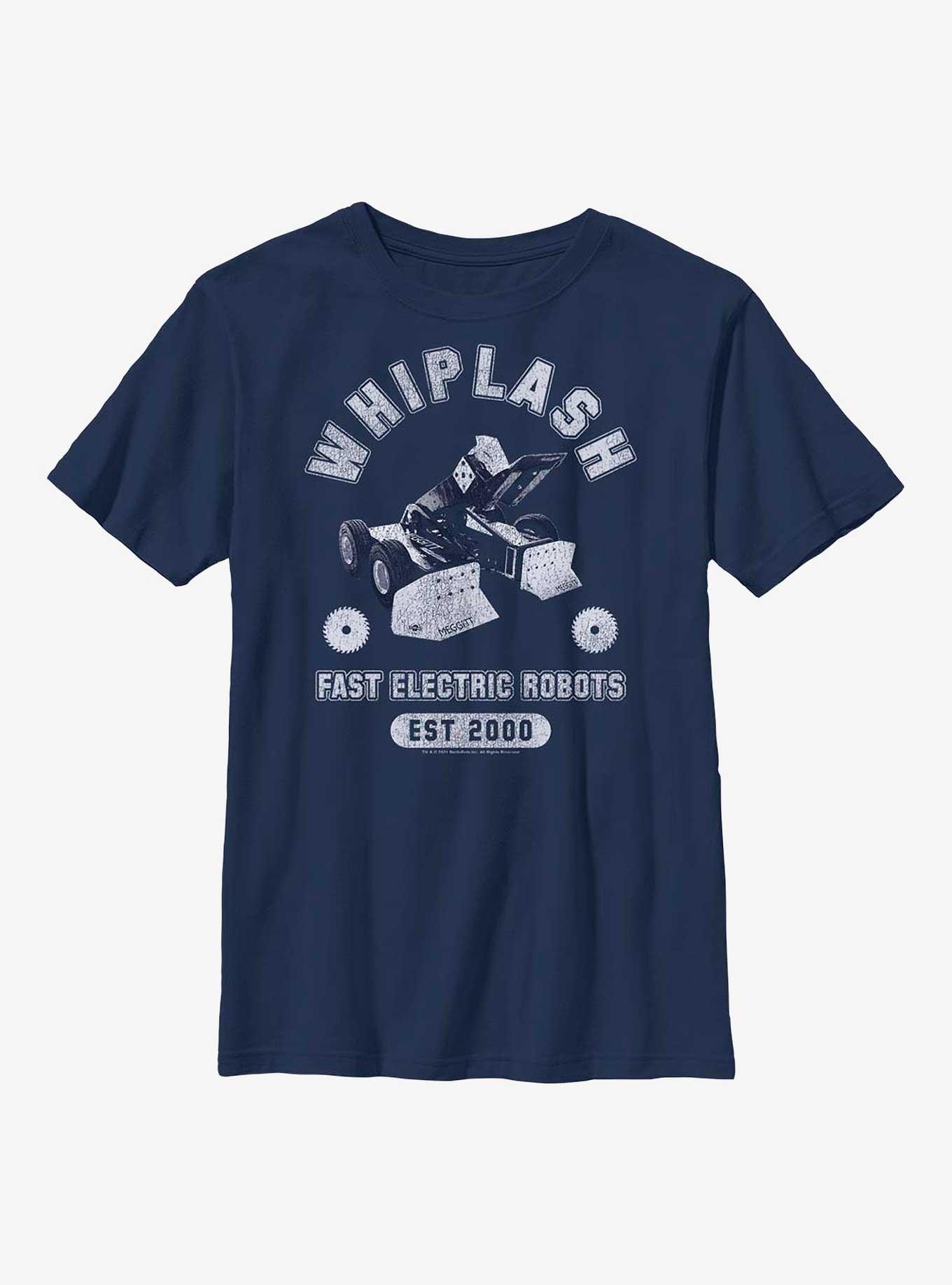 BattleBots Whiplash Class Youth T-Shirt, NAVY, hi-res