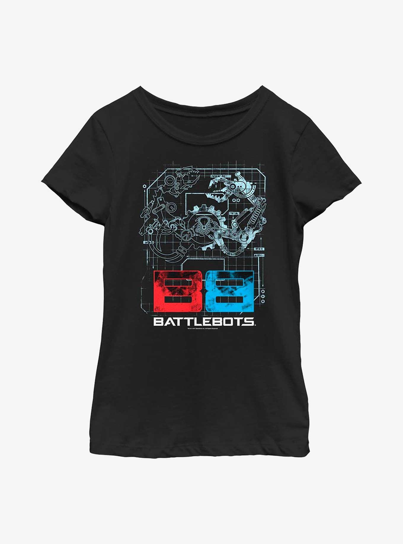 BattleBots Battle Grid Youth T-Shirt, BLACK, hi-res