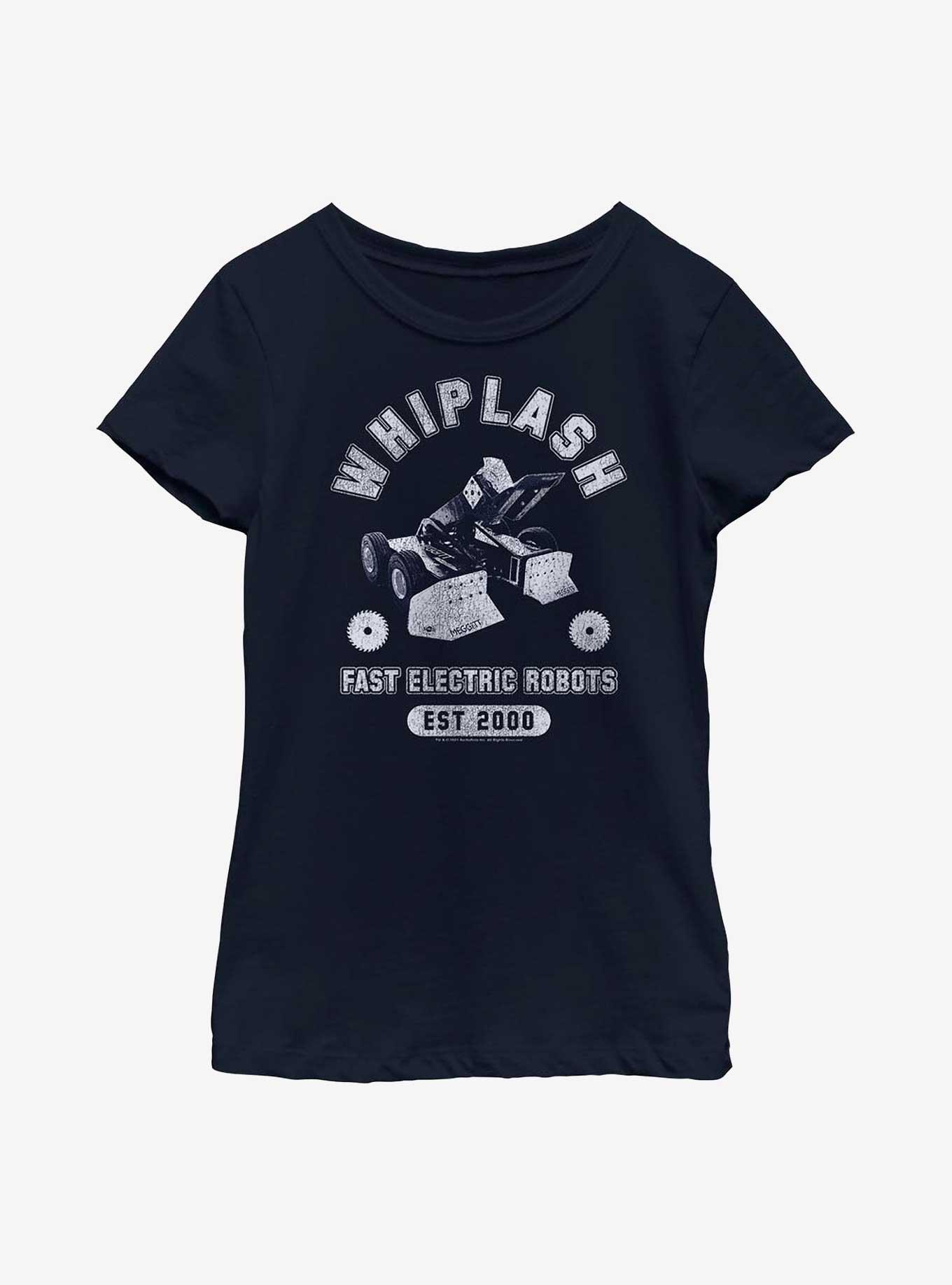 BattleBots Whiplash Class Youth T-Shirt, NAVY, hi-res