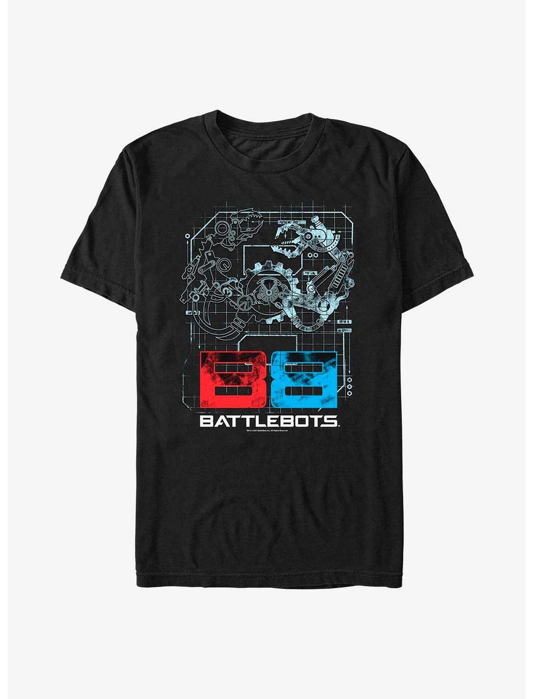BattleBots Battle Grid T-Shirt, BLACK, hi-res
