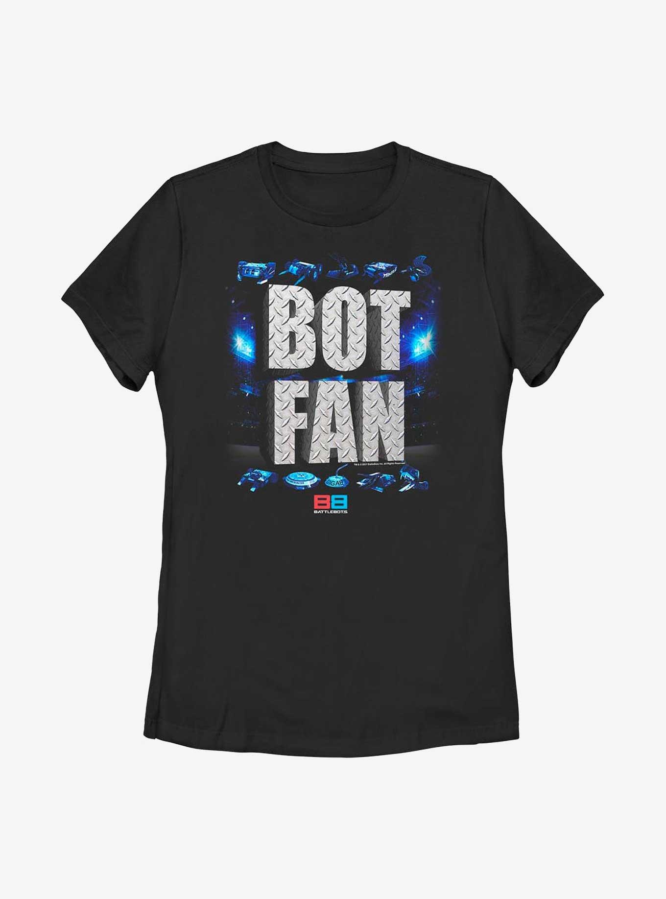 BattleBots Bot Fan Womens T-Shirt, BLACK, hi-res