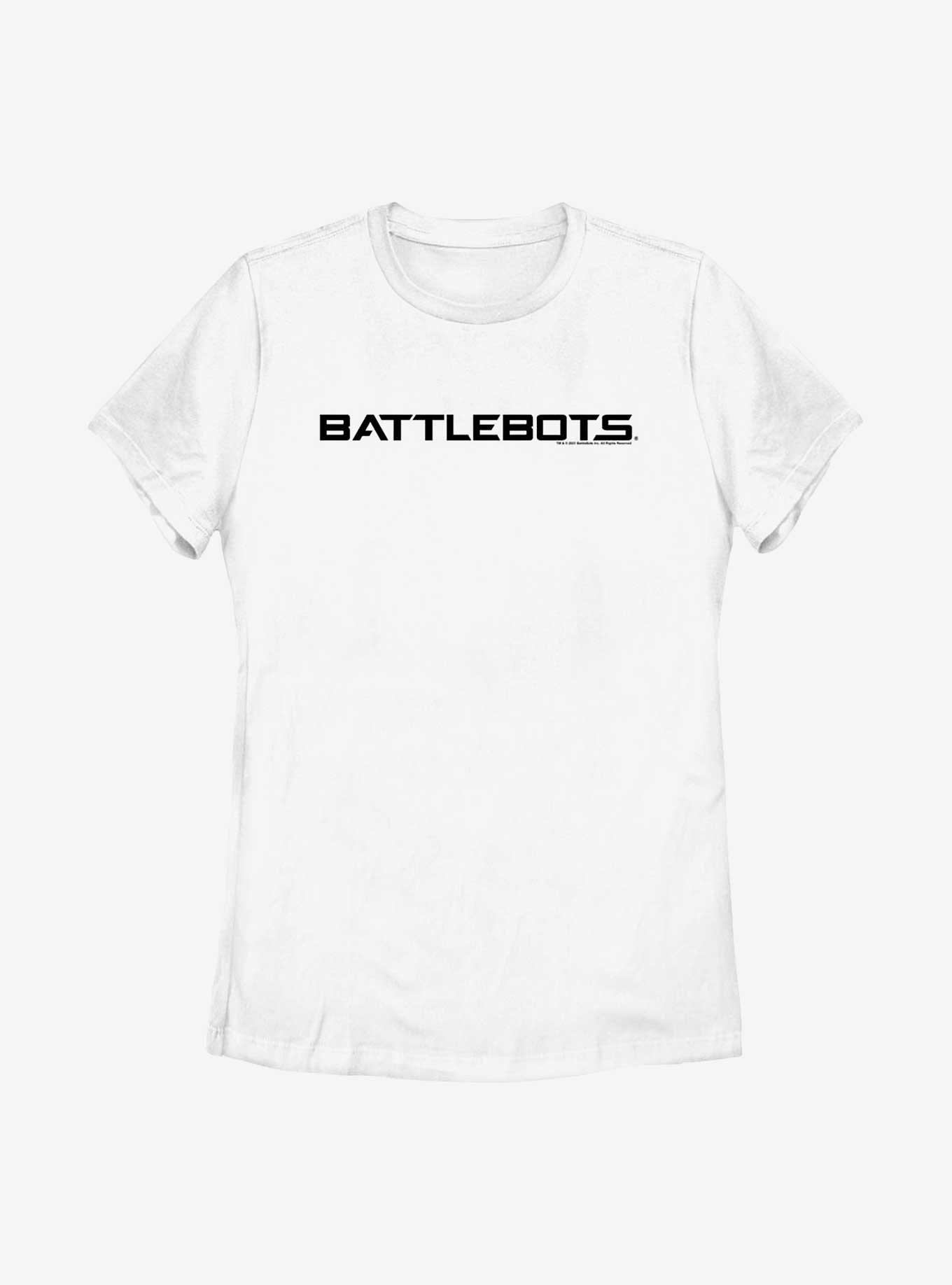 BattleBots Classic Logo Womens T-Shirt, WHITE, hi-res