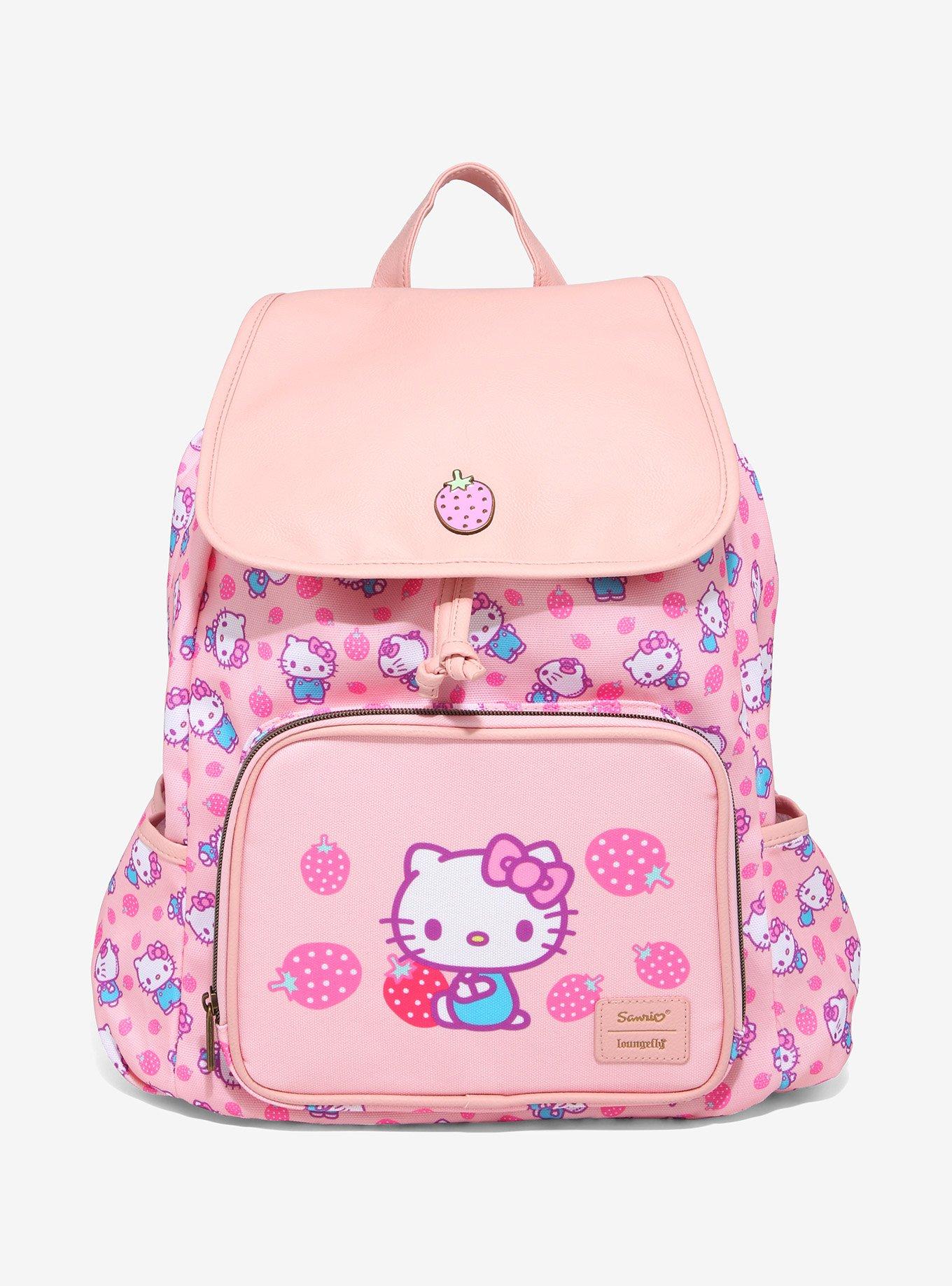 Loungefly Hello Kitty Strawberry Slouch Backpack