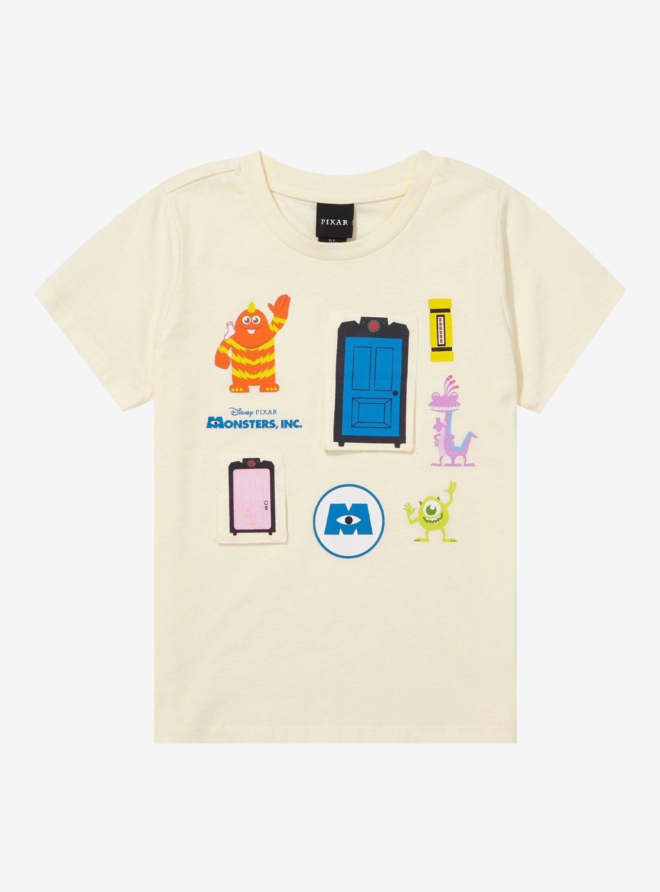 Disney Pixar Monsters, Inc. Monster Portraits Toddler T-Shirt - BoxLunch Exclusive, BEIGE, hi-res