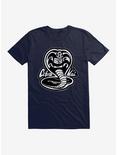 Cobra Kai Black And White Logo T-Shirt, NAVY, hi-res