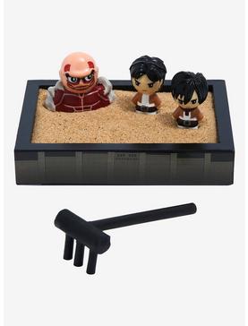 Attack on Titan Colossal Titan & Scout Regiment Soldiers Mini Sand Garden - BoxLunch Exclusive, , hi-res