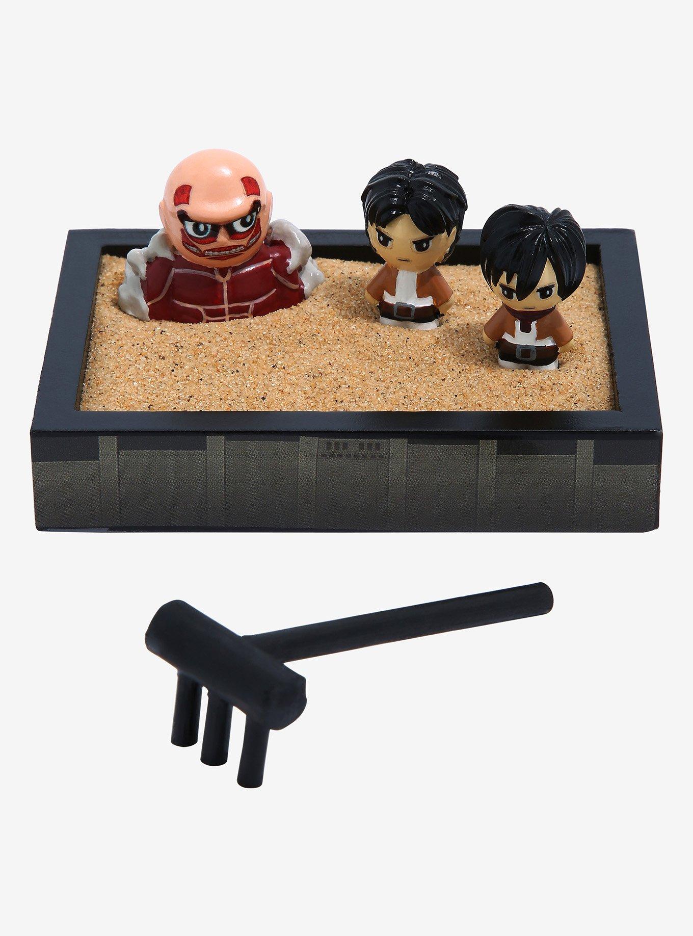Attack on Titan Colossal Titan & Scout Regiment Soldiers Mini Sand Garden - BoxLunch Exclusive, , hi-res