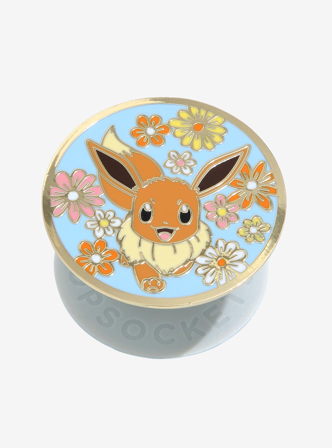 Pokémon Eevee Floral Enamel PopSocket, , hi-res