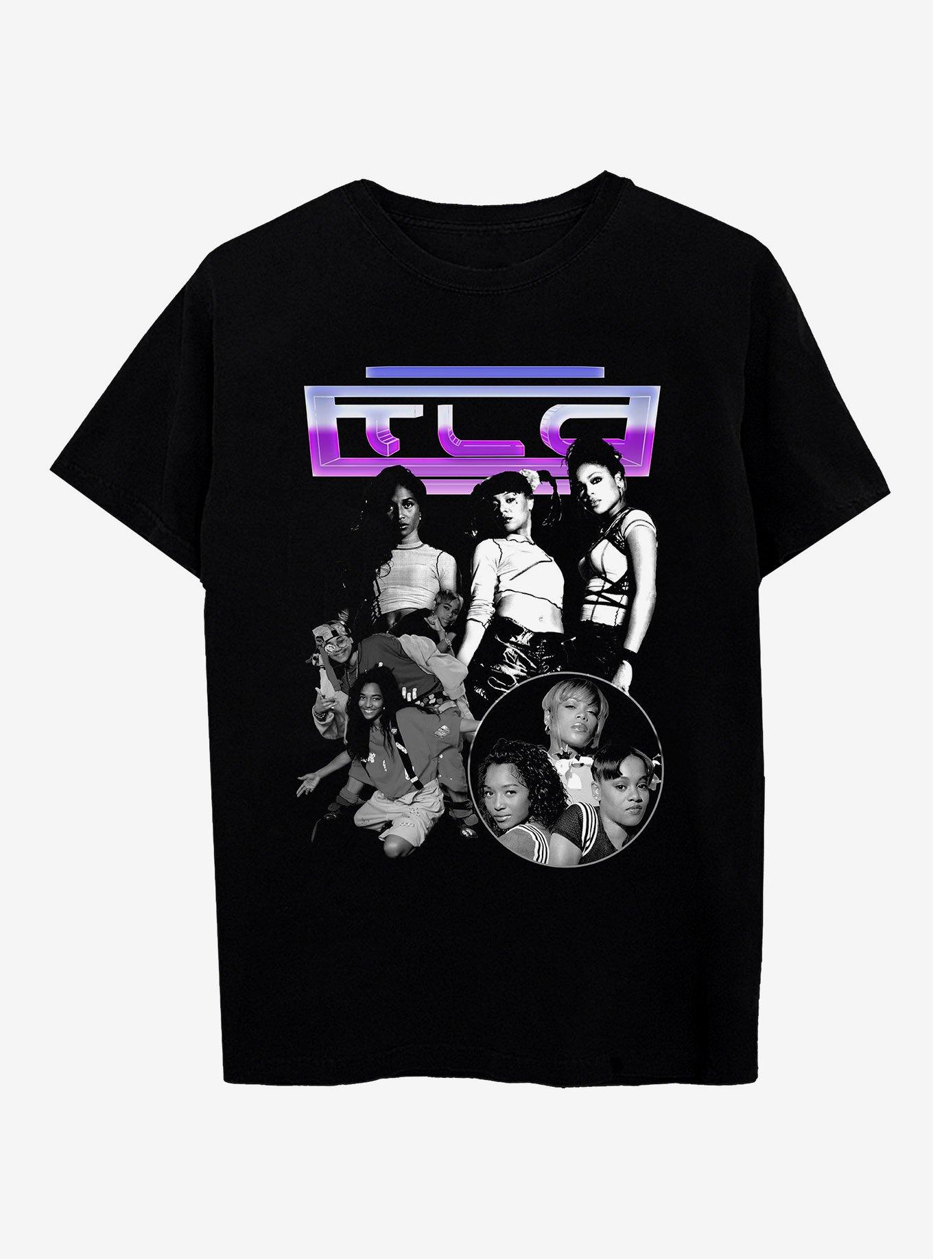 TLC Group Collage T-Shirt, BLACK, hi-res