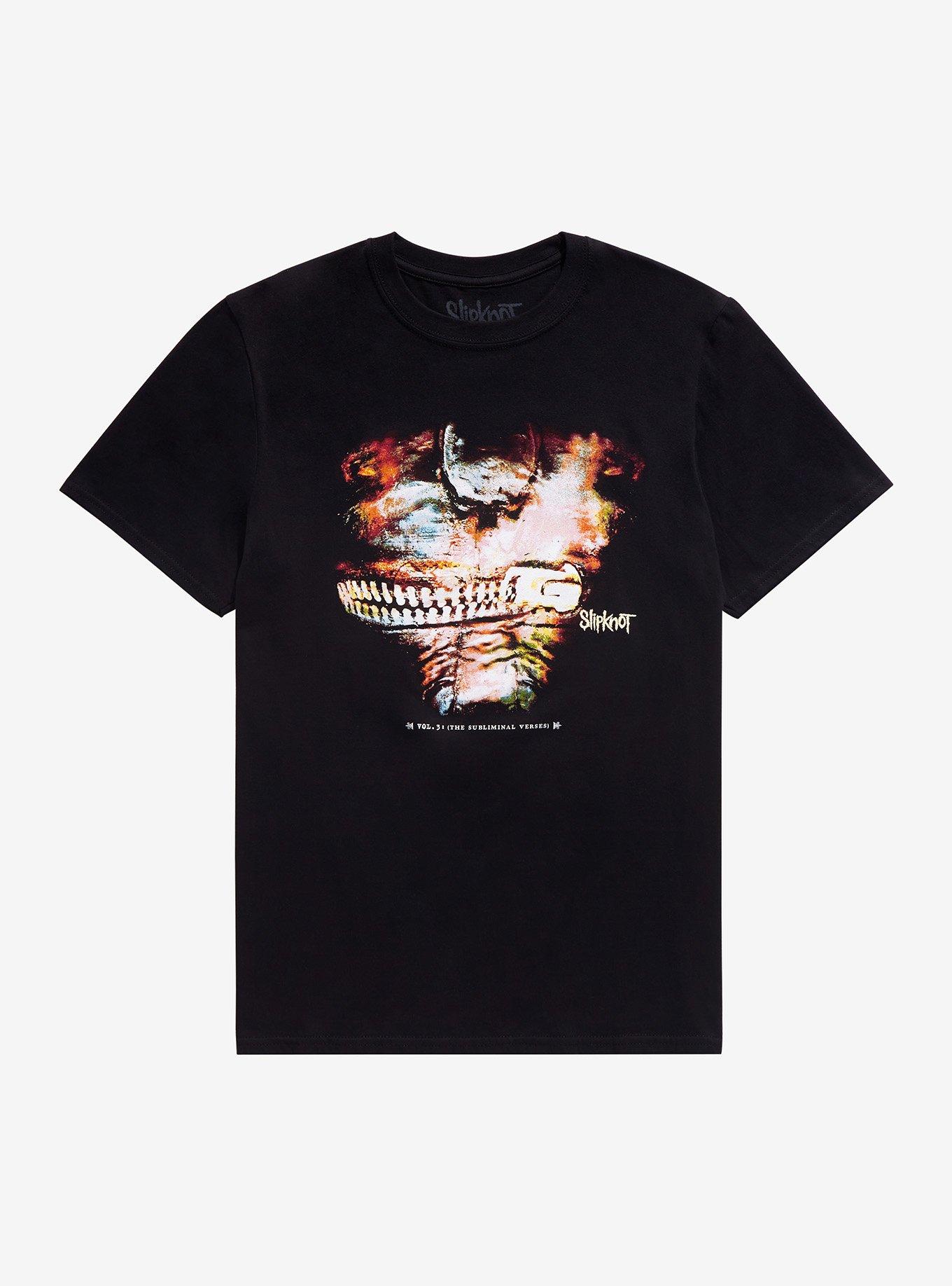 Slipknot Push Fingers Into Eyes T-Shirt, BLACK, hi-res