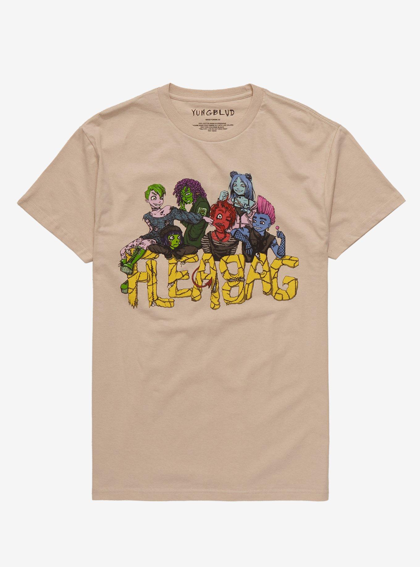 YUNGBLUD Fleabag T-Shirt, CREAM, hi-res