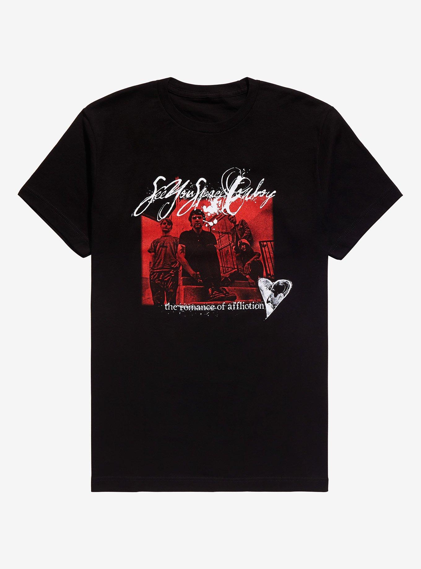 SeeYouSpaceCowboy Romance Of Affliction T-Shirt, BLACK, hi-res