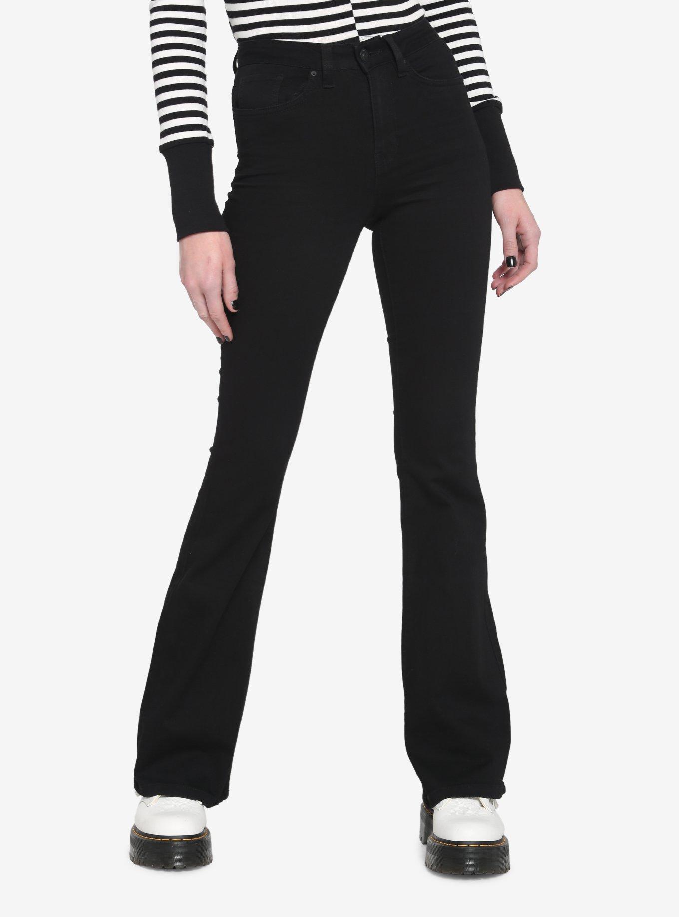 Otine Hw Flared Pants Black