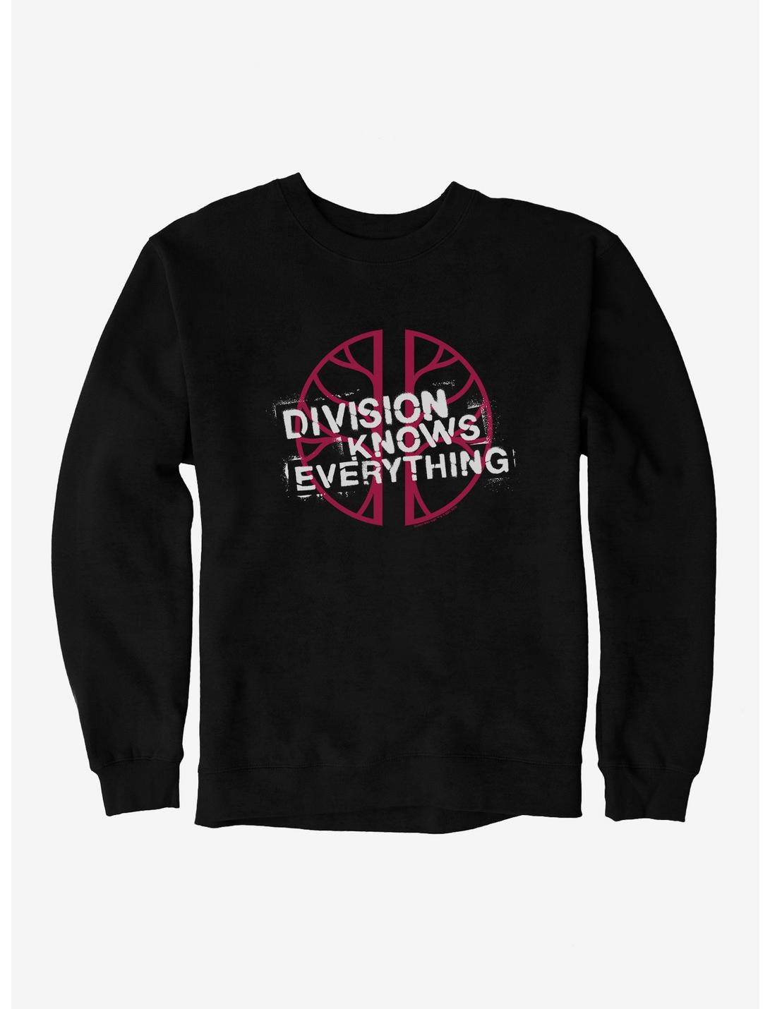 Doctor Who Division Knows Everything Sweatshirt, BLACK, hi-res