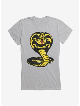 Cobra Kai Logo Girls T-Shirt, HEATHER, hi-res