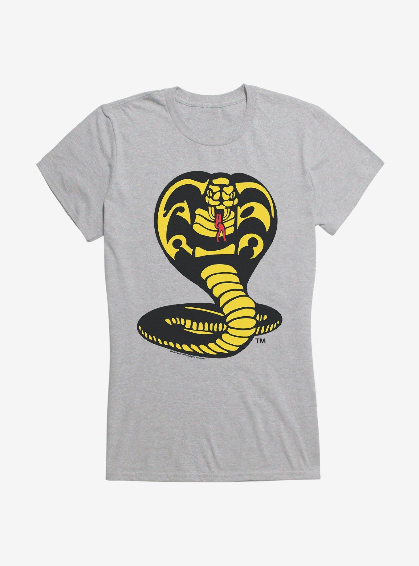 Cobra Kai Logo Girls T-Shirt, HEATHER, hi-res