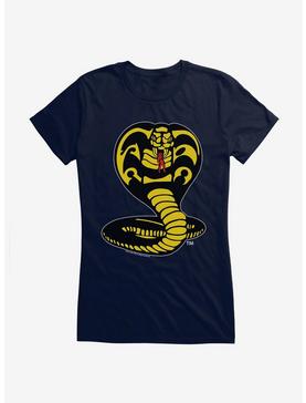 Cobra Kai Logo Girls T-Shirt, NAVY, hi-res