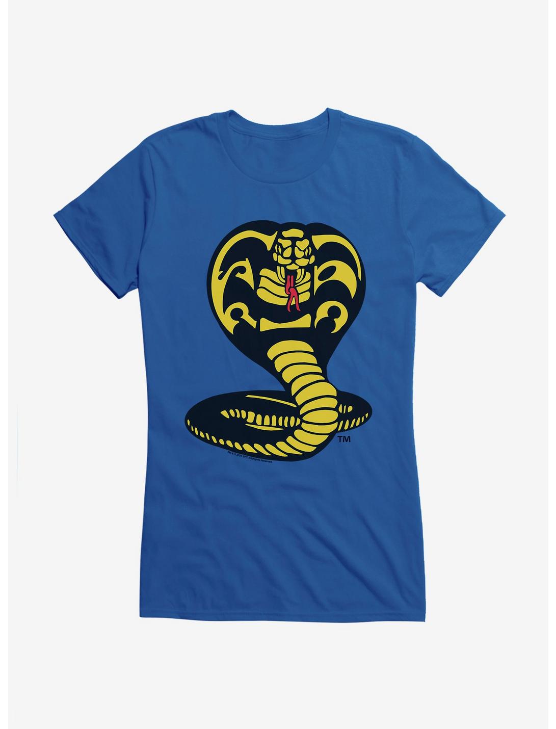 Cobra Kai Logo Girls T-Shirt, ROYAL, hi-res